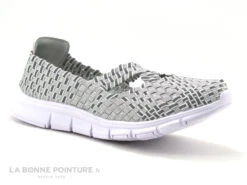 Morans KADOUR Argent - Basket Elastique Femme
