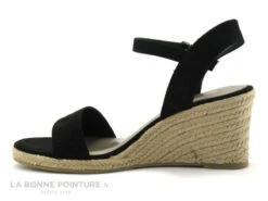 Tamaris 1-28300-28 Black - Sandale Espadrille Compensee Noire -France Chaussure Soldes 2024 cd24607c73b9e66c561f35ea11d5d5ef 3340801 168070