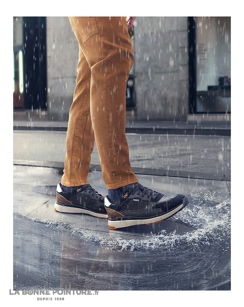 Geox DELRAY - U260MB - Black Mud - Basket Ville Homme 8 Geox DELRAY - U260MB - Black Mud - Basket Ville Homme – Image 8