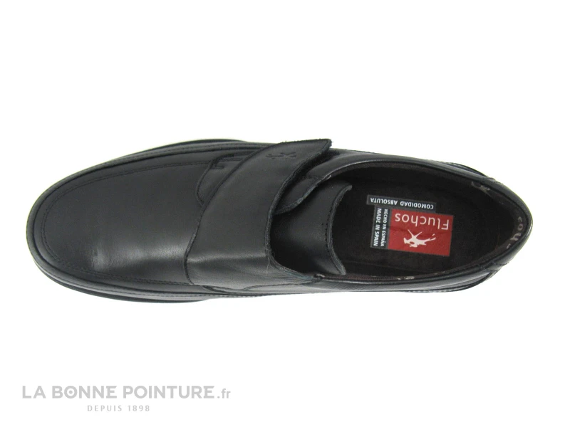 Fluchos LUCA 8782 Ave Negro - Chaussure Homme Noire Avec Velcro 6 Fluchos LUCA 8782 Ave Negro - Chaussure Homme Noire Avec Velcro – Image 6