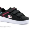 Champion ANGEL G GS Noir Rose Bleu - Sneakers Avec 3 Velcros