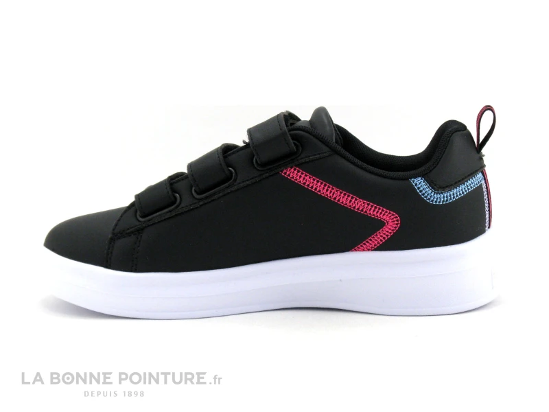 Champion ANGEL G GS Noir Rose Bleu - Sneakers Avec 3 Velcros 3 Champion ANGEL G GS Noir Rose Bleu - Sneakers Avec 3 Velcros – Image 3