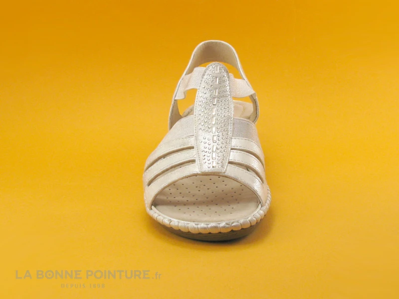 Sweet'R Madriata Blanc Argent - Perles - Sandale Femme 2 Sweet'R Madriata Blanc Argent - Perles - Sandale Femme – Image 2