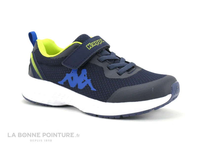 Kappa Logo Glinoh 331D61W Bleu Marine - Basket Avec Elastique Et Scratch 1 Kappa Logo Glinoh 331D61W Bleu Marine - Basket Avec Elastique Et Scratch