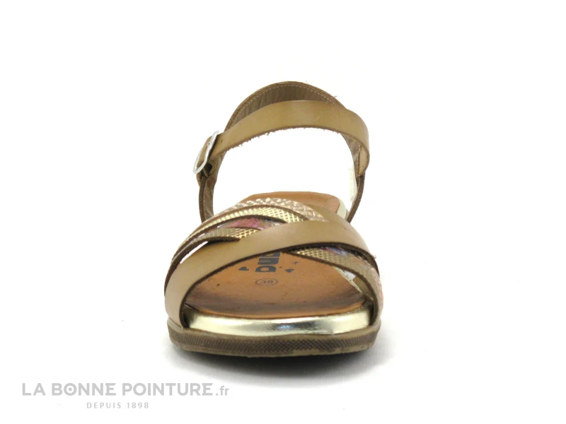 Jordana 3421 Cuero - Sandale Femme Marron - Or 2 Jordana 3421 Cuero - Sandale Femme Marron - Or – Image 2