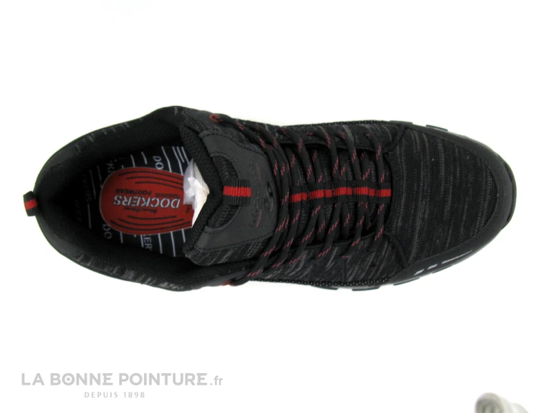 Dockers 47BZ007 706 - Basket Noire Homme A Lacets 6 Dockers 47BZ007 706 - Basket Noire Homme A Lacets – Image 6