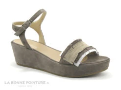 Adige ADAL Mambo Bianco Sandale Compensee Franges