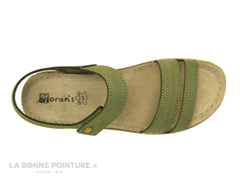 Morans MIAZA Kaki - Sandale Femme Vert Kaki - Fermeture A Scratch 3 Morans MIAZA Kaki - Sandale Femme Vert Kaki - Fermeture A Scratch – Image 3