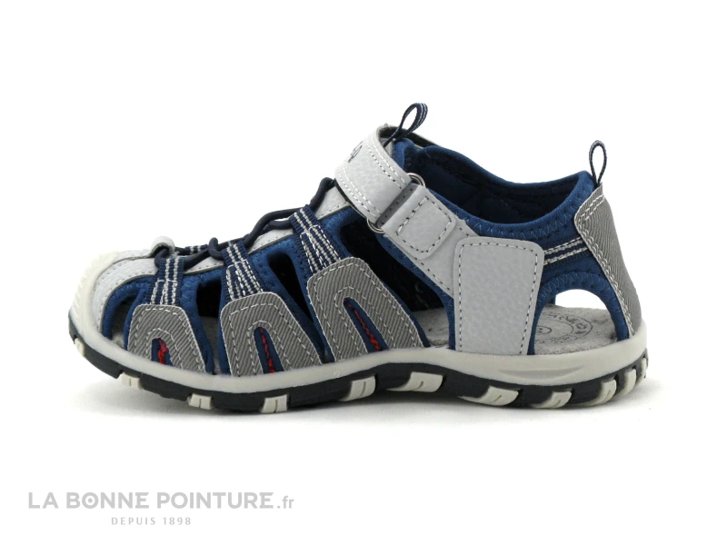 Wipop LIRADO Gris Clair - Bleu - Sandale Sport Enfant 2 Wipop LIRADO Gris Clair - Bleu - Sandale Sport Enfant – Image 2