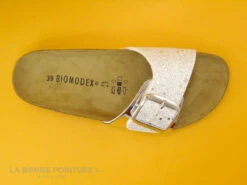 Biomodex 1854 Argent - Paillettes - Mule Plate - Bride Large -France Chaussure Soldes 2024 cd24607c73b9e66c561f35ea11d5d5ef img 0376.jpg 160485