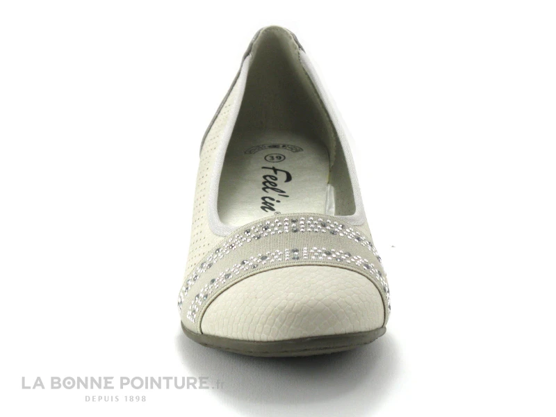 Feel In HEAVY Beige Strass - Escarpin 2 Feel In HEAVY Beige Strass - Escarpin – Image 2