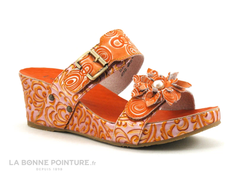 Laura Vita FACDIAO 21 Orange - Mule Compensee 5 Laura Vita FACDIAO 21 Orange - Mule Compensee – Image 5