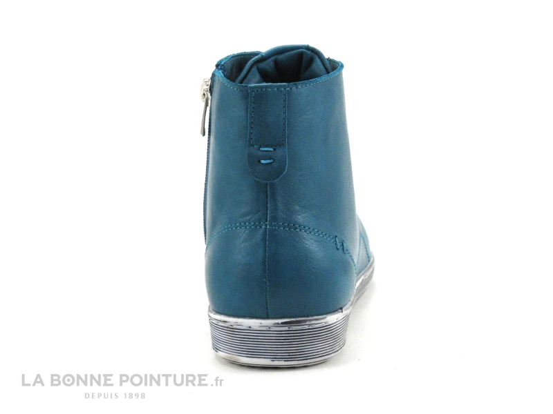Andrea Conti 0341500-391 Topas - Basket Montante Femme Cuir Bleu 4 Andrea Conti 0341500-391 Topas - Basket Montante Femme Cuir Bleu – Image 4
