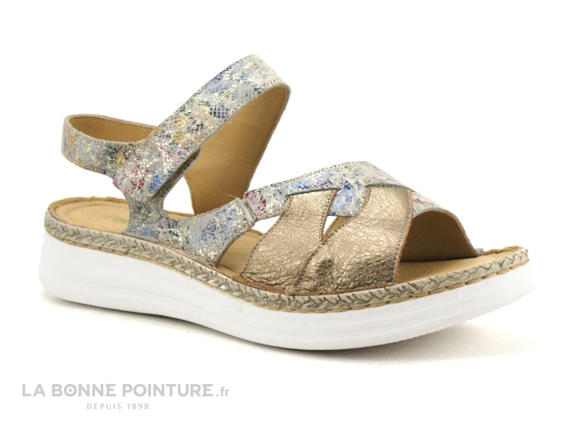 Pedi Girl CELTIK Fumo Perle - Sandale Confort Femme 1 Pedi Girl CELTIK Fumo Perle - Sandale Confort Femme