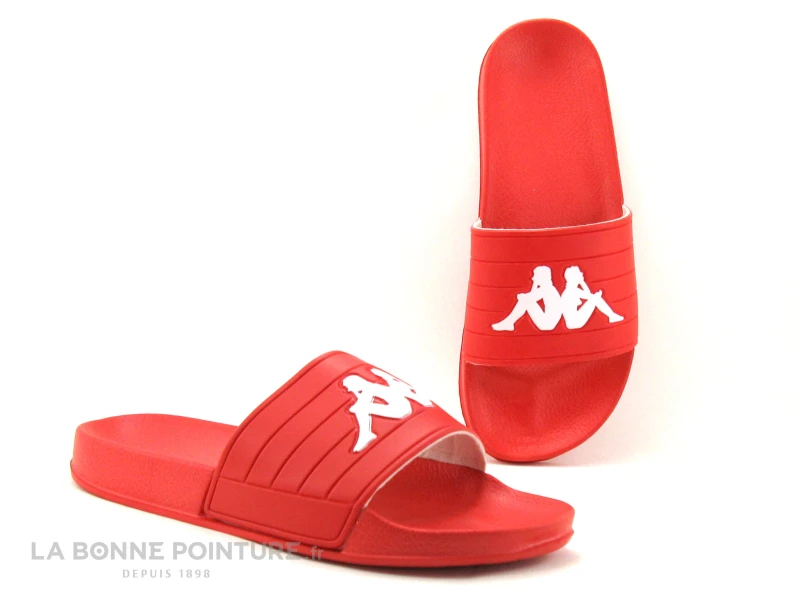 Kappa MATESE MAN Rouge - 304NC40 - Mule Piscine Homme 1 Kappa MATESE MAN Rouge - 304NC40 - Mule Piscine Homme