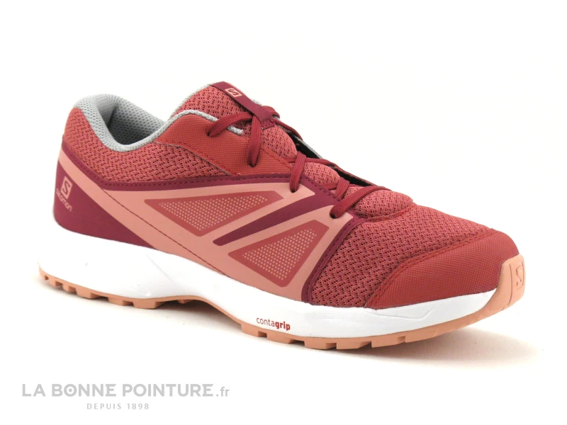 Salomon SENSE Garnet Rose Beet Corail - Basket Sport Rando Fille 1 Salomon SENSE Garnet Rose Beet Corail - Basket Sport Rando Fille