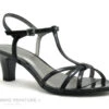Tamaris 1-28329-20 018 Black Patent - Sandale Noir Verni