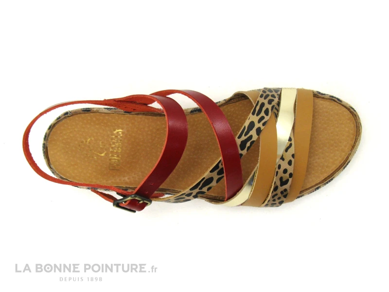 Pedi Girl YALORK Nude Rouge - Sandale Mode Et Confort Femme 5 Pedi Girl YALORK Nude Rouge - Sandale Mode Et Confort Femme – Image 5