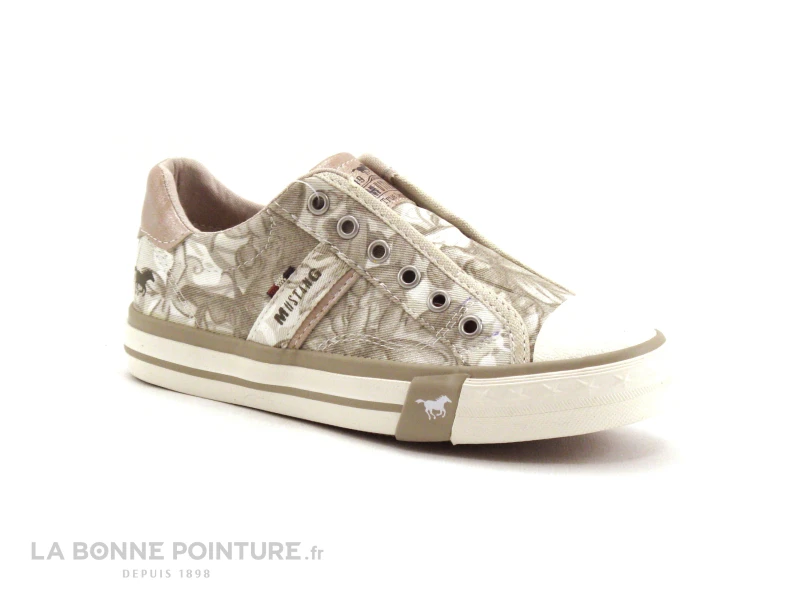 Mustang Shoes 5024 401 4 Beige - Basket Ville Fille 5 Mustang Shoes 5024 401 4 Beige - Basket Ville Fille – Image 5