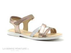 Geox KARLY Rose - J5235D - Sandale Fille Rose Metallise