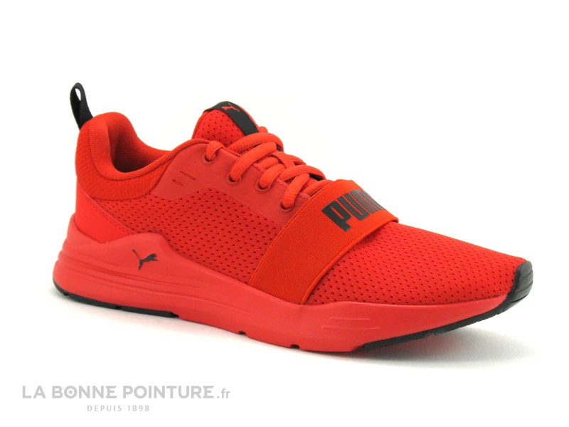 Puma WIRED RUN Red - Basket Rouge Avec Large Elastique JR 5 Puma WIRED RUN Red - Basket Rouge Avec Large Elastique JR – Image 5
