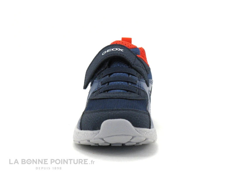 Geox SVETH Navy Red - J166PA - Basket GARCON Elastique Et Scratch 2 Geox SVETH Navy Red - J166PA - Basket GARCON Elastique Et Scratch – Image 2