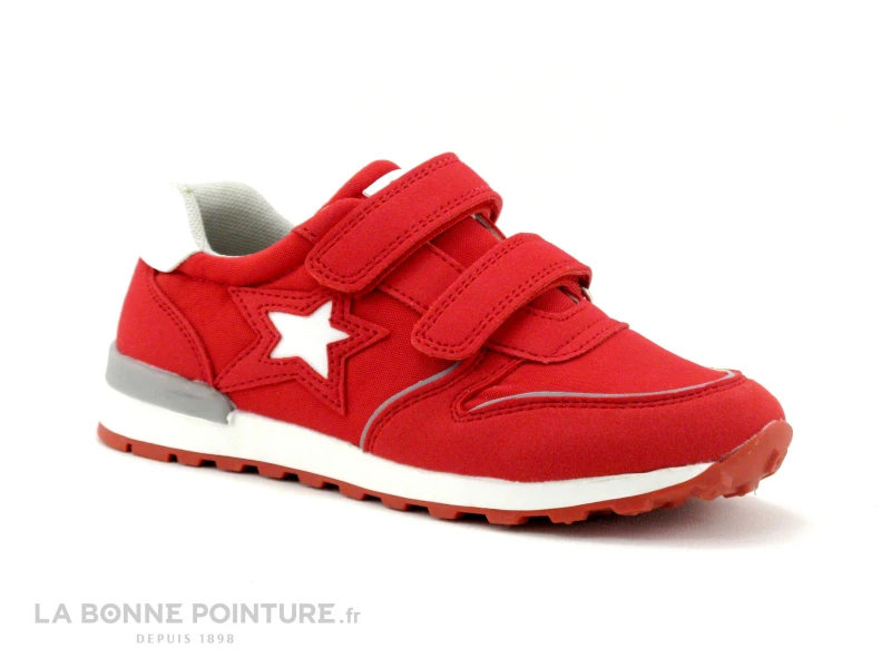 SK8 By Bopy TELEMAN Rouge - Basket Enfant Brides Velcro 1 SK8 By Bopy TELEMAN Rouge - Basket Enfant Brides Velcro