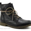 Com Un Point Noir Boots ADBALCA Lacet Beige WH-042H07