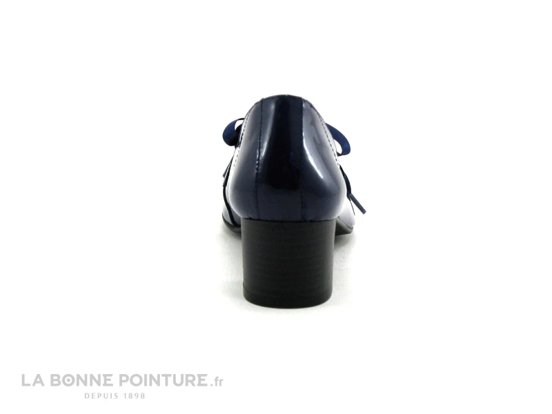 Folies MACA Bleu Marine Verni - Escarpin 4 Folies MACA Bleu Marine Verni - Escarpin – Image 4