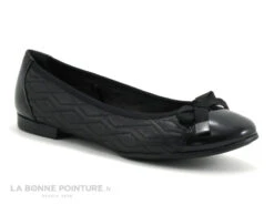 Tamaris 1-22112-29 Black - Ballerine Plate Noire