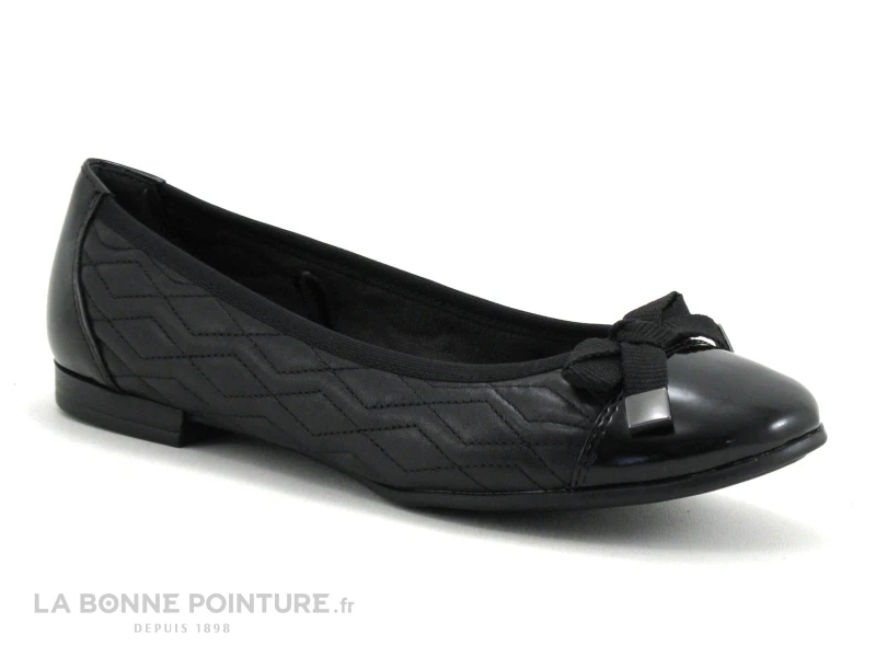 Tamaris 1-22112-29 Black - Ballerine Plate Noire 1 Tamaris 1-22112-29 Black - Ballerine Plate Noire