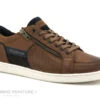Redskins DISTRAIT NO841LN-351 Cognac Marron - Basket Ville Homme