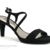 Tamaris 1-28318-20 Black - Sandale Noire Talon Haut