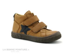 Bopy VAPOVEL Caramel - Boots GARCON - 2 Brides Auto-agrippantes