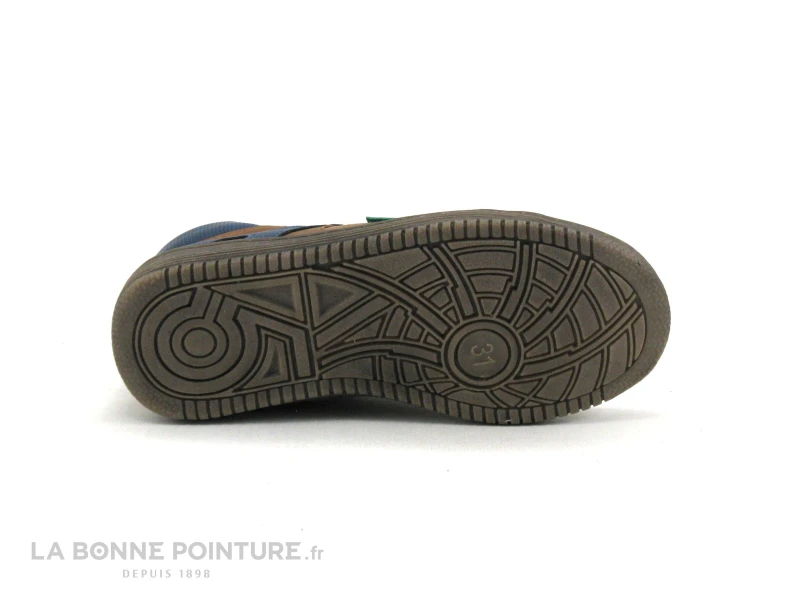 Kickers LOWELL Camel Bleu - 739354 - Chaussure Montante GARCON 7 Kickers LOWELL Camel Bleu - 739354 - Chaussure Montante GARCON – Image 7