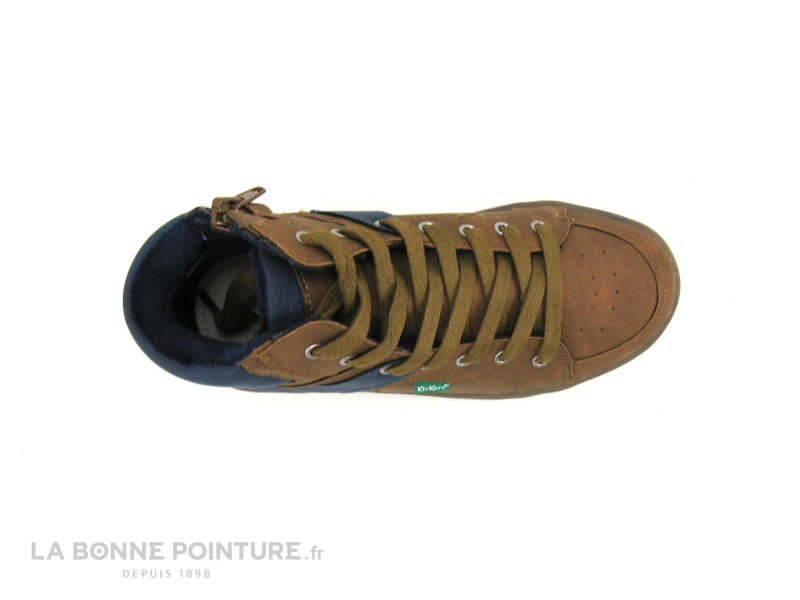 Kickers LOWELL Camel Bleu - 739354 - Chaussure Montante GARCON 6 Kickers LOWELL Camel Bleu - 739354 - Chaussure Montante GARCON – Image 6
