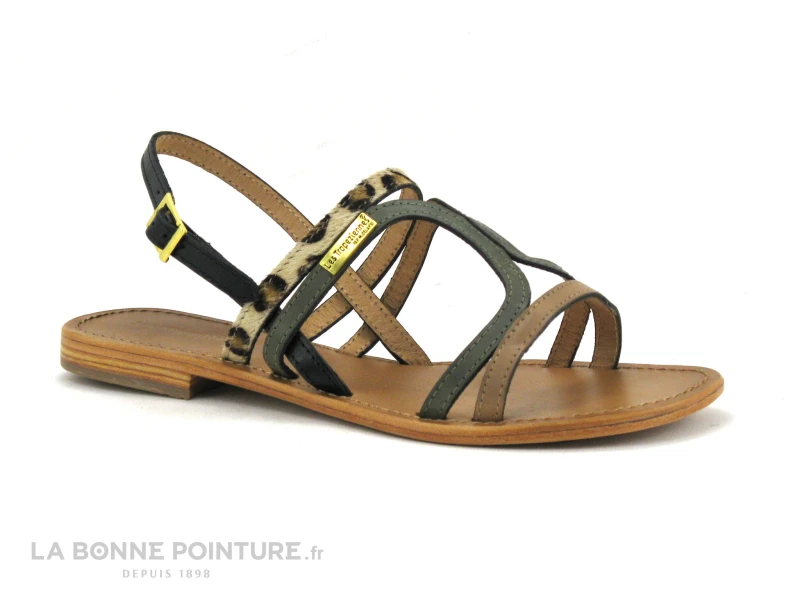 Tropeziennes HONI 23274 Kaki Multi - Leopard - Sandale 1 Tropeziennes HONI 23274 Kaki Multi - Leopard - Sandale