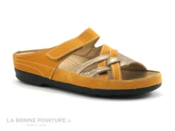 Pedi Girl CLOW Jaune - Fumo - Mule Reglable Femme