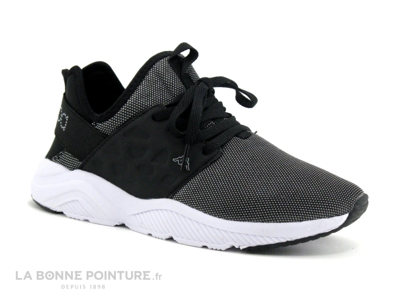 Kappa San Antonio Noir Gris 304NFQ0 - Chaussure Sport Femme 5 Kappa San Antonio Noir Gris 304NFQ0 - Chaussure Sport Femme – Image 5