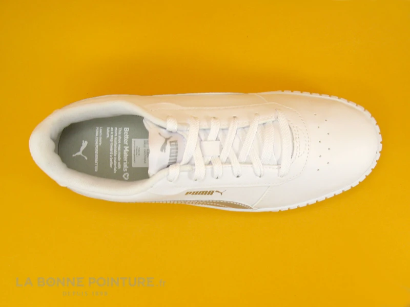 Puma Carina 2-0 Holo JR White Silver - Sneakers Blanches Et Hologramme 6 Puma Carina 2-0 Holo JR White Silver - Sneakers Blanches Et Hologramme – Image 6