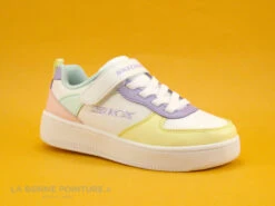 Skechers Street Girls - 310156L Sport Court - Basket Fille Blanc - Multi