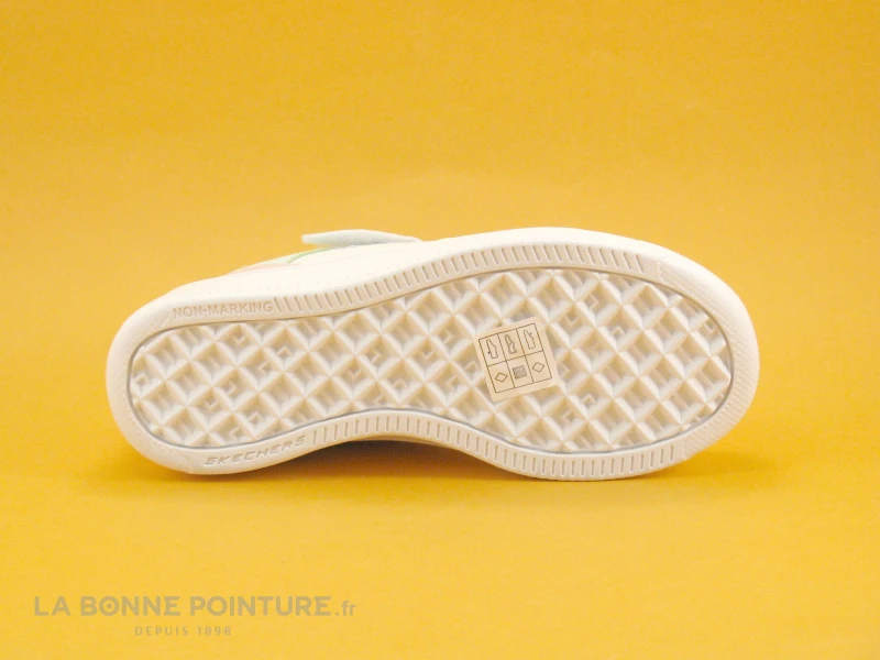 Skechers Street Girls - 310156L Sport Court - Basket Fille Blanc - Multi 7 Skechers Street Girls - 310156L Sport Court - Basket Fille Blanc - Multi – Image 7