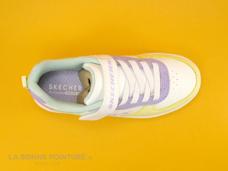 Skechers Street Girls - 310156L Sport Court - Basket Fille Blanc - Multi 6 Skechers Street Girls - 310156L Sport Court - Basket Fille Blanc - Multi – Image 6