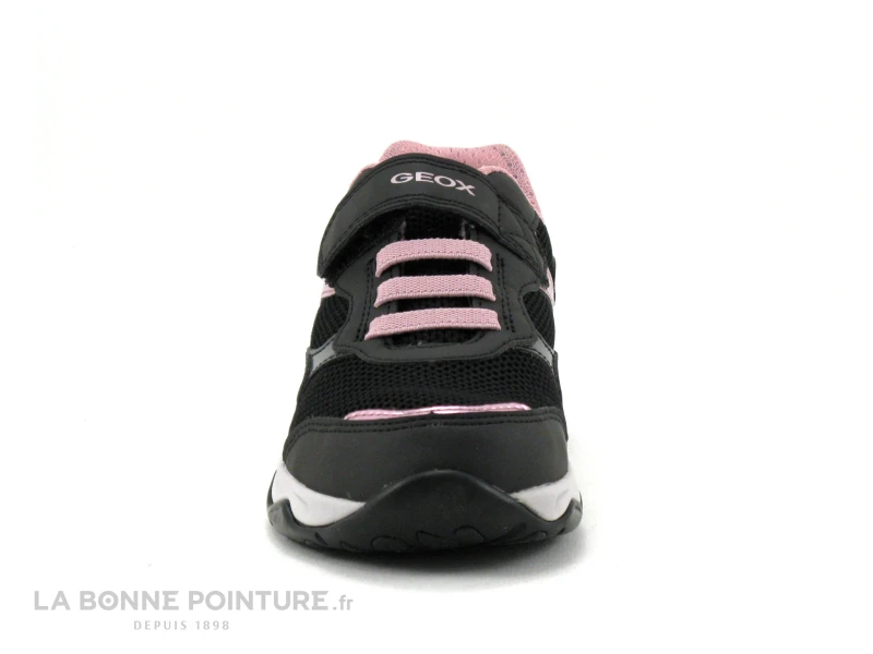 Geox CALCO J15CMA Black - Pink - Sneakers Fille 2 Geox CALCO J15CMA Black - Pink - Sneakers Fille – Image 2