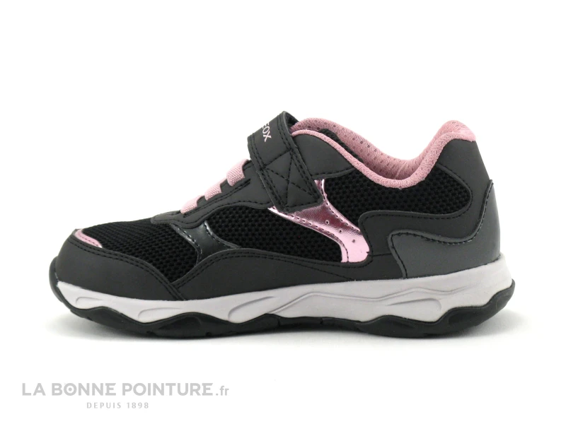 Geox CALCO J15CMA Black - Pink - Sneakers Fille 3 Geox CALCO J15CMA Black - Pink - Sneakers Fille – Image 3