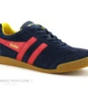 Gola HARRIER Suede Navy Red Sun - Basket Bleu Marine - Rouge