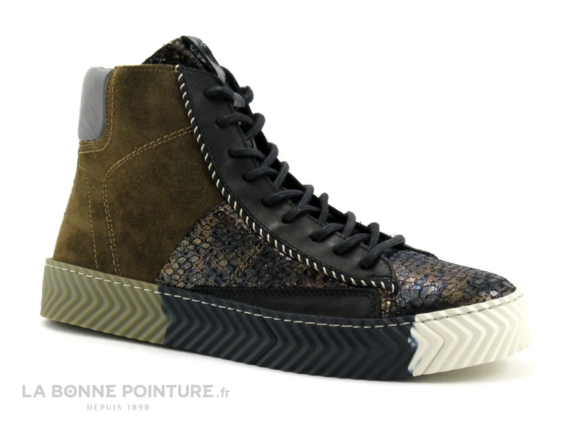 La Vie Est Belle - FUSAIN - Bronze Marron Noir - Basket Montante 5 La Vie Est Belle - FUSAIN - Bronze Marron Noir - Basket Montante – Image 5