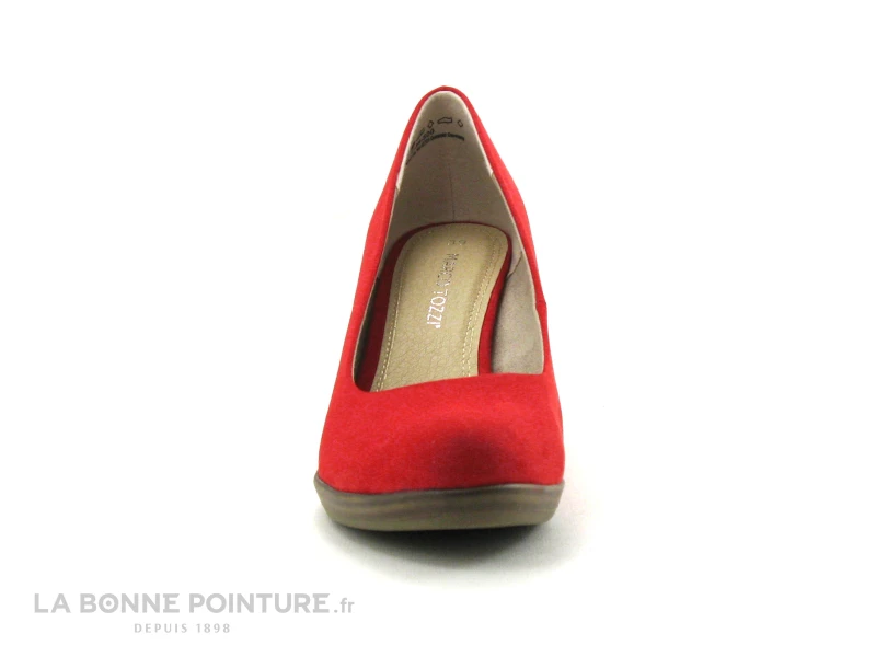 Marco Tozzi - 2-22411-34 Red - Escarpin Rouge Talon Haut 2 Marco Tozzi - 2-22411-34 Red - Escarpin Rouge Talon Haut – Image 2