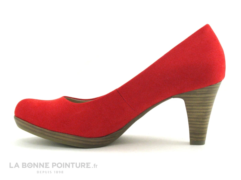 Marco Tozzi - 2-22411-34 Red - Escarpin Rouge Talon Haut 3 Marco Tozzi - 2-22411-34 Red - Escarpin Rouge Talon Haut – Image 3