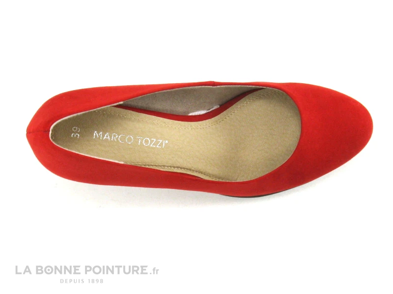 Marco Tozzi - 2-22411-34 Red - Escarpin Rouge Talon Haut 6 Marco Tozzi - 2-22411-34 Red - Escarpin Rouge Talon Haut – Image 6